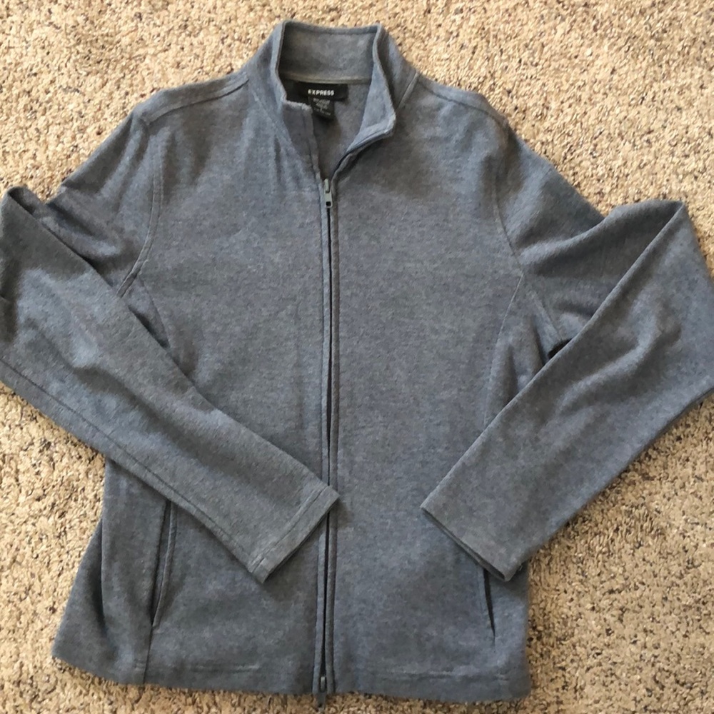 Spandex zip up